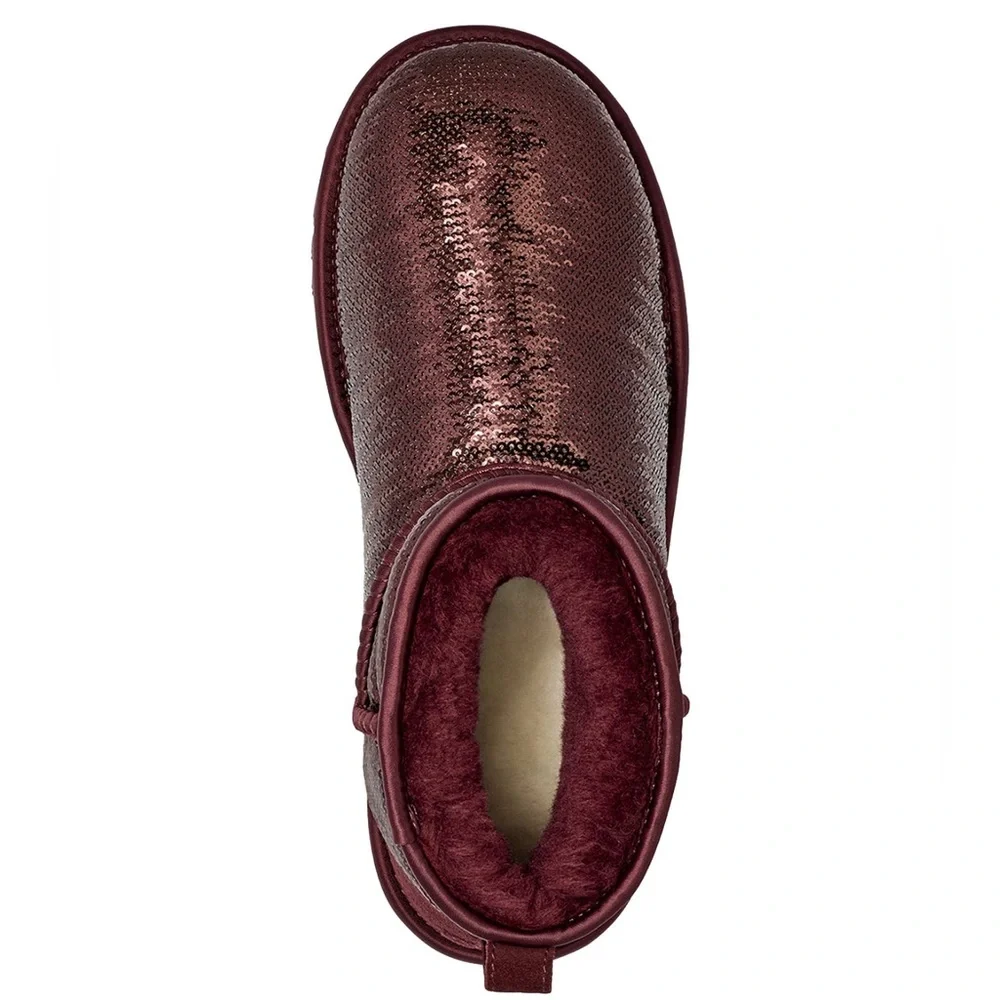 NIB UGG® 1151616 Women's Classic Ultra Mini Mirror Ball Cold Weather Boo…